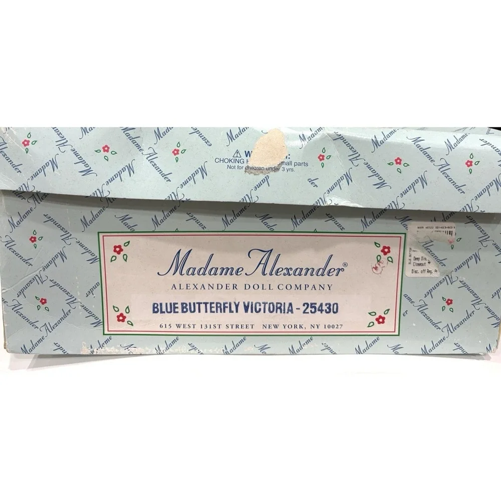 Madame Alexander Blue Butterfly Victoria #25430 Baby Doll w/ Box Vintage New